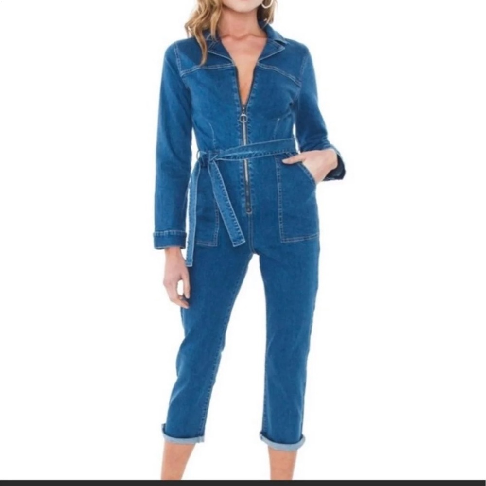 Princess Polly/Mink Pink Denim Jumpsuit